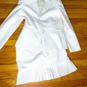 Off White Pants/Skirt Suit